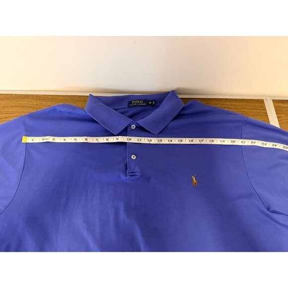 Polo Ralph Lauren Shirt Men's 3XB Blue  Golf Flesh Pony Preppy Performance - Picture 5 of 6